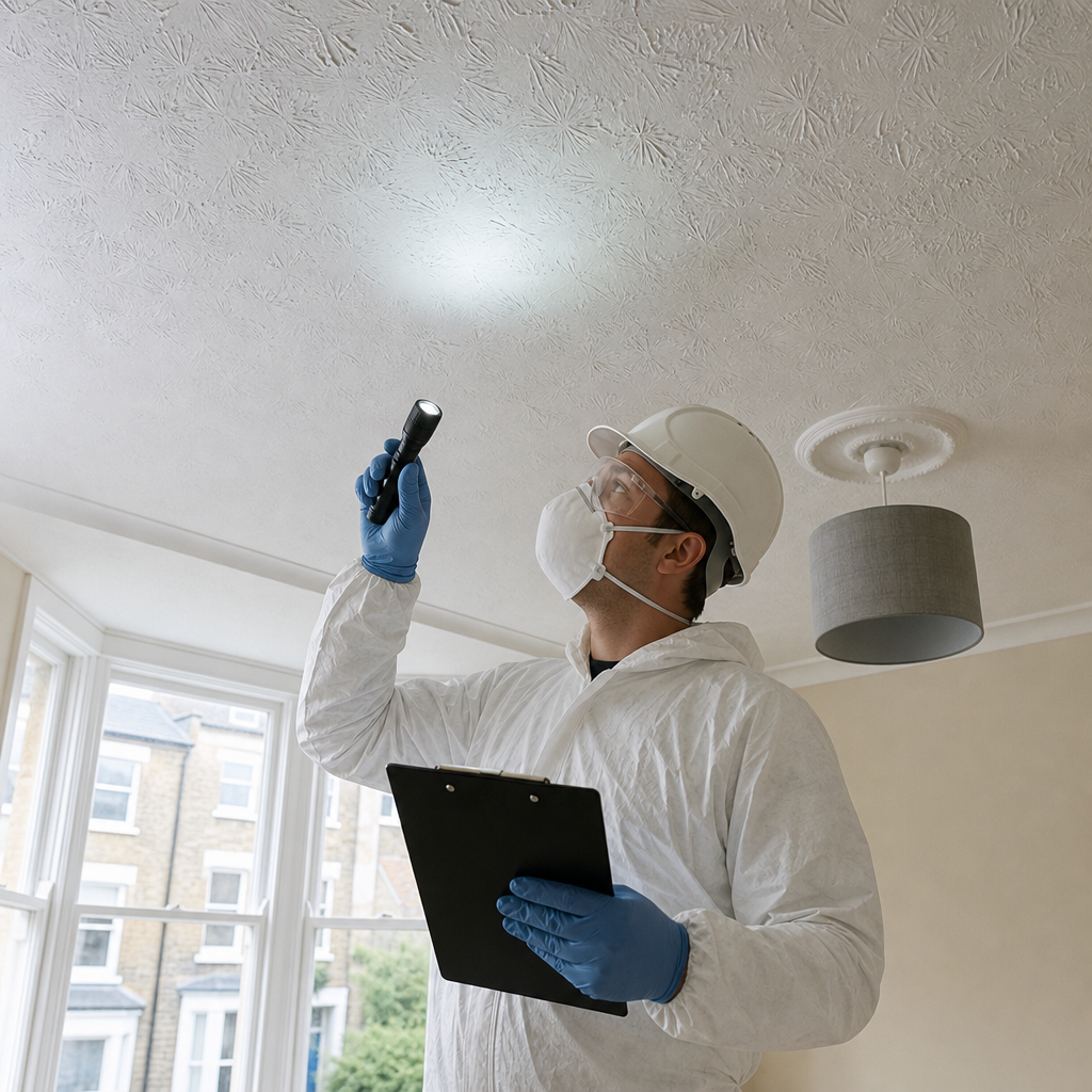 Asbestos in Artex Ceilings in London: What to Check Before Renovation