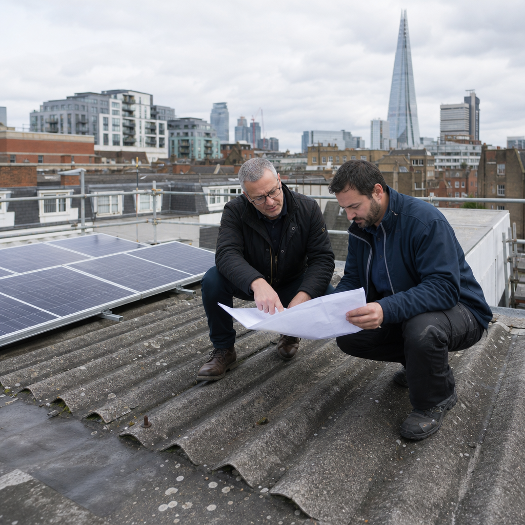 Solar Panels and Asbestos Roofs in London: What to Check Before Installation